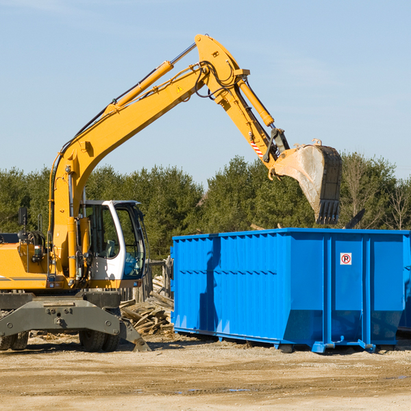 what size residential dumpster rentals are available in Atoka